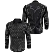 Black Crystal Shirt 7901