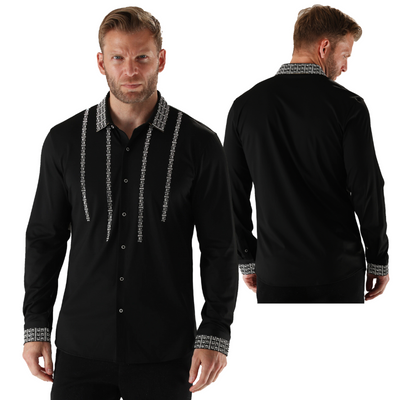 Black Crystal Shirt 7906